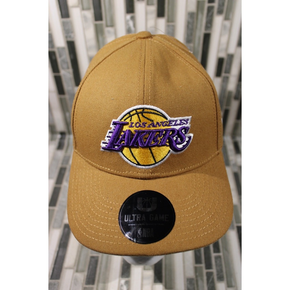 Los Angeles Lakers NBA Ultra Game Adjustable Strapback Hat-Mustard Brown